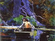 Winslow Homer The Andirondak Guide painting